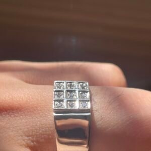 Crimson Spiral Ring